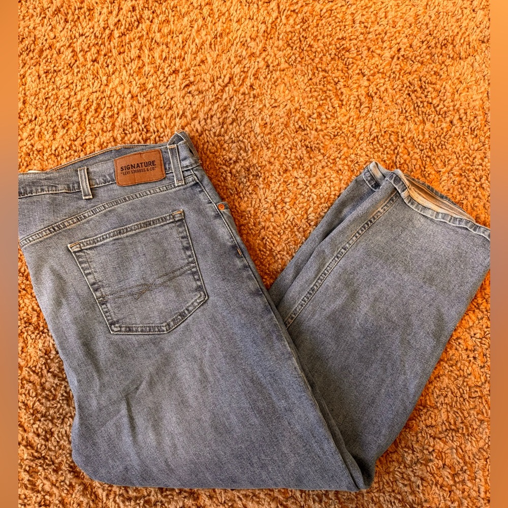 Levi’s Strauss Signature Mens Sz 44x30 S61 Relaxed Blue